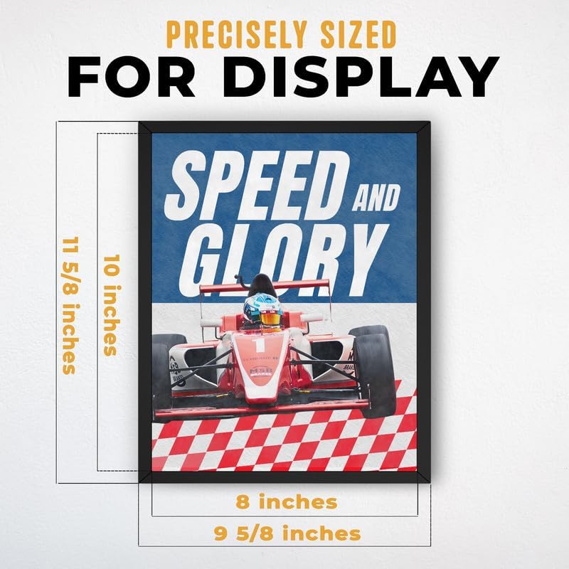 InkFlow Posters Racing Car Canvas Poster - Image 3