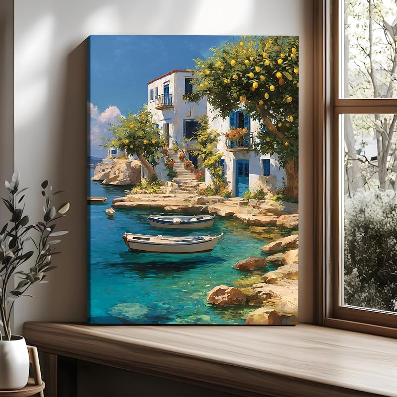 Serene Landscape Canvas Wall Art - Image 3