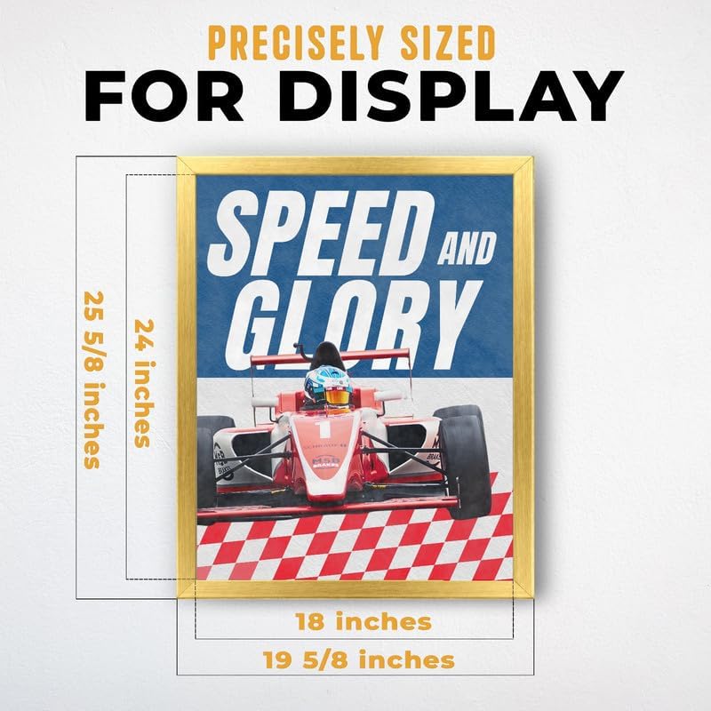 InkFlow Posters Racing Car Canvas Poster - Image 3