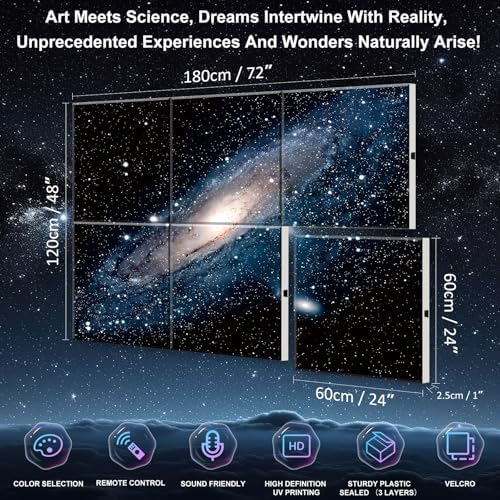 JBER Large Self-Adhesive Acoustic Wall Art Panels - Image 3