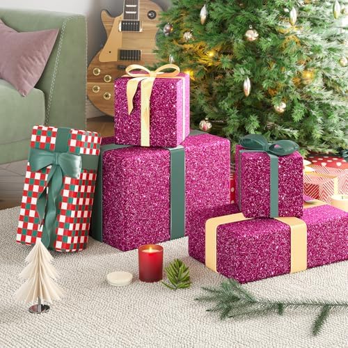 Hot Pink Glitter Wallpaper Self Adhesive Sparkle Pink Contact Paper - Image 6