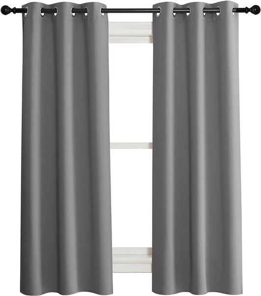NICETOWN 100% Blackout Short Curtains by NICETOWN