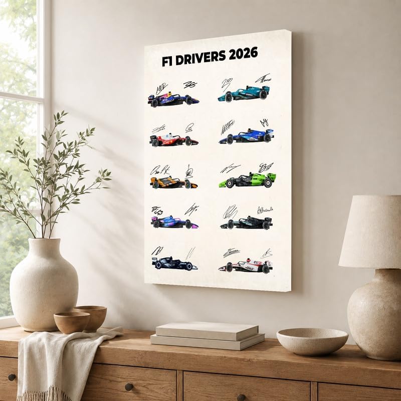 InkFlow Posters Motorsport Canvas Poster - Image 2