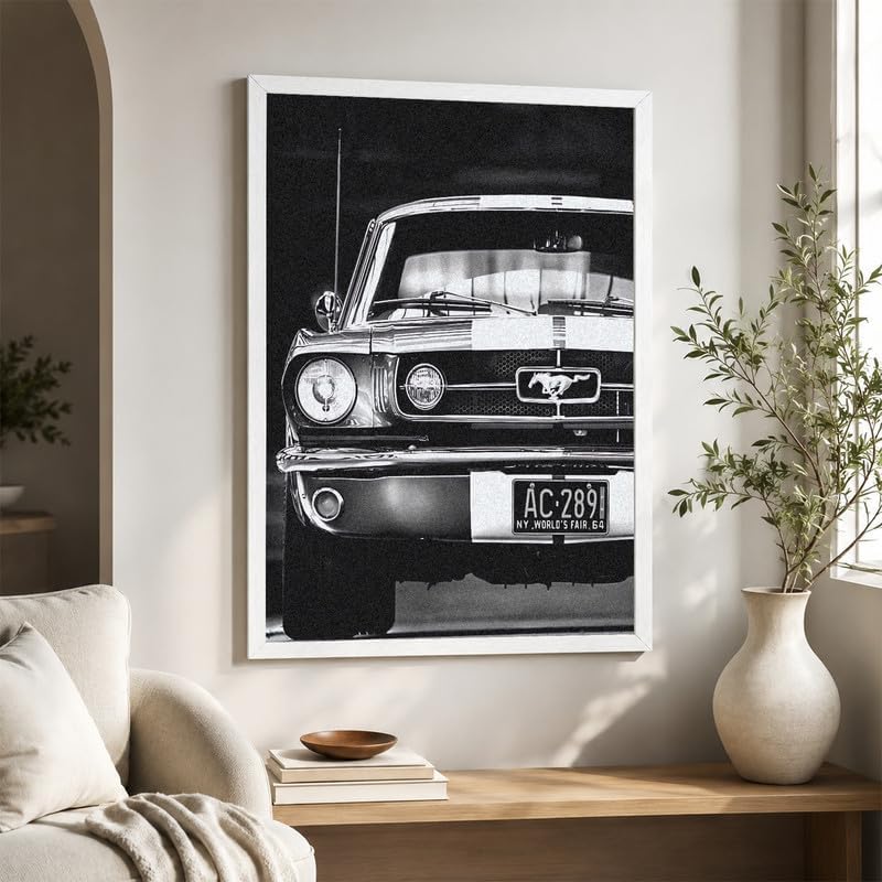 InkFlow Posters Vintage Car Photography Canvas Poster - Image 6