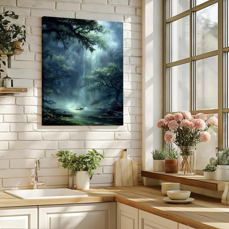 Serene Landscape Canvas Wall Art - Image 6