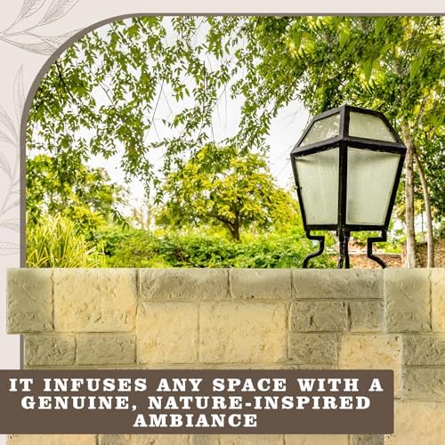 2 Pack PU Stone Faux Wall Panels Outdoor, 44.5"w×30.7"h Rock Exterior Faux Wall - Image 5