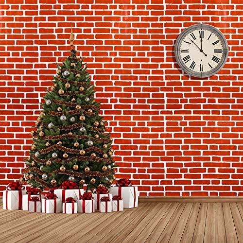Chuangdi 2Pcs 4.5 x 9ft Brick Stone Backdrop Wallpaper Tablecloth - Image 5