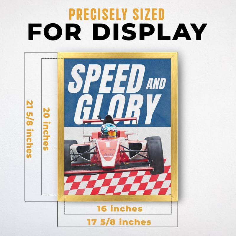 InkFlow Posters Racing Car Canvas Poster - Image 3