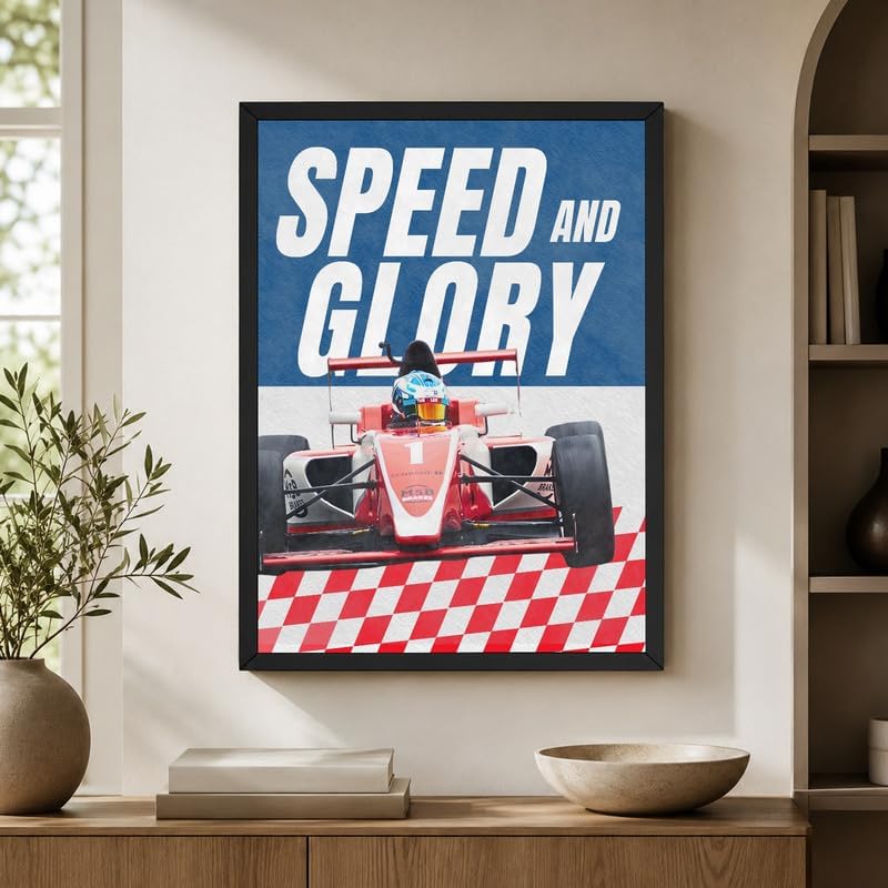 InkFlow Posters Racing Car Canvas Poster - Image 6