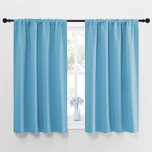 NICETOWN Kitchen Window Blackout Curtain Panels by NICETOWN