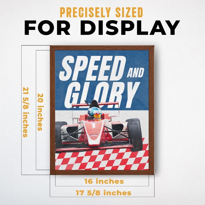 InkFlow Posters Racing Car Canvas Poster - Image 3