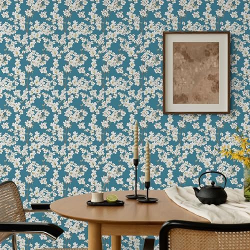 Main Street Peel and Stick Wallpaper Sheets, Magnolia Branches - Image 5