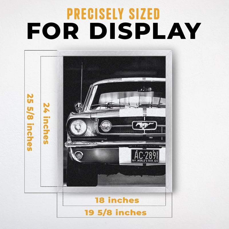 InkFlow Posters Vintage Car Photography Canvas Poster - Image 3