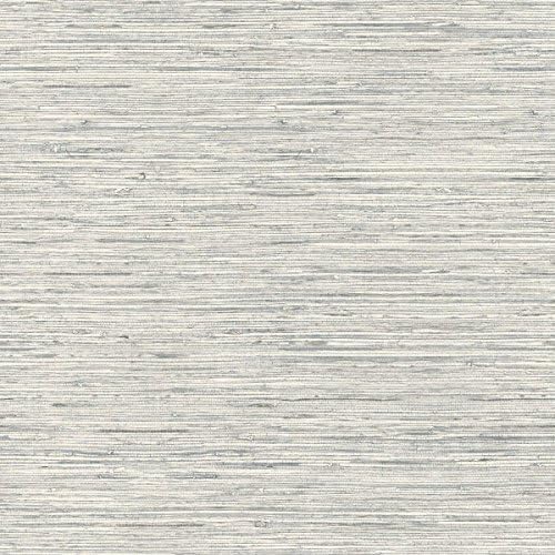 RoomMates Gray Faux Grasscloth Non-Textured Peel and Stick Wallpaper by RoomMates