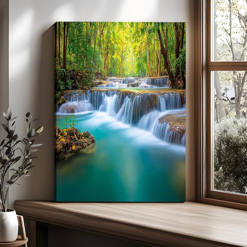 Serene Landscape Canvas Wall Art - Image 3