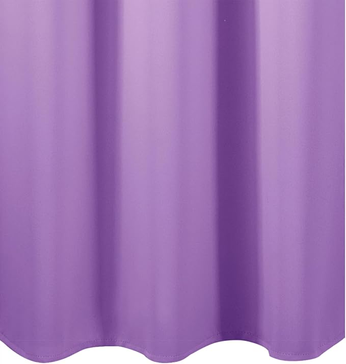 LEMOMO Blackout Curtains 52 x 90 Inch Long Lavender Curtains Set of 2 Panels - Image 8