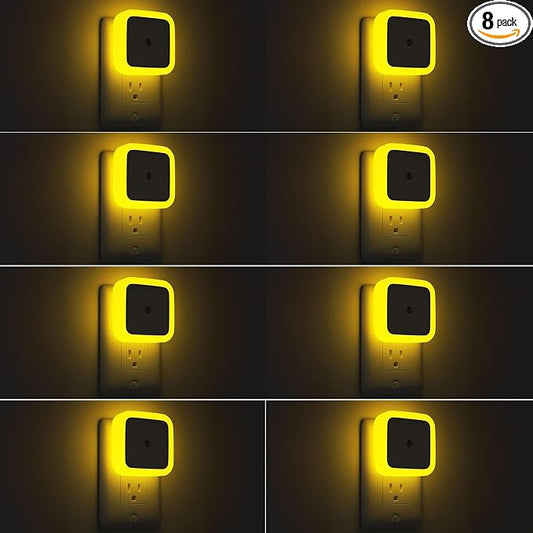 Sujeet Night Light, Night Lights Plug into Wall 8-Pack, Nightlight Plug in by Sujeet