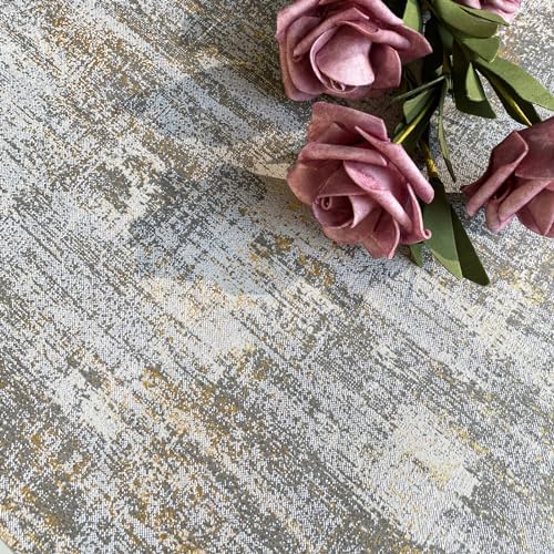 Metallic Textured Wallpaper Distressed Concrete Wallpaper 17.3in x 39.4ft - Image 4