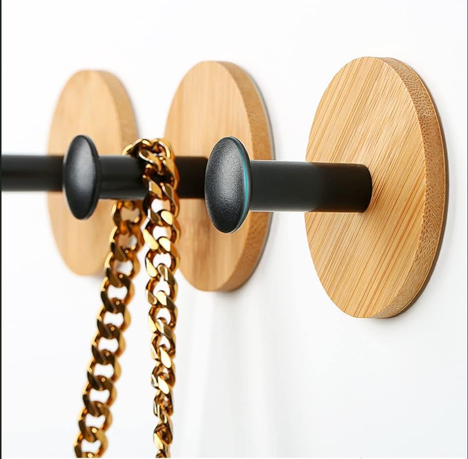 4Pack Decoration Wood Wall Hook Coat Hooks - Image 2