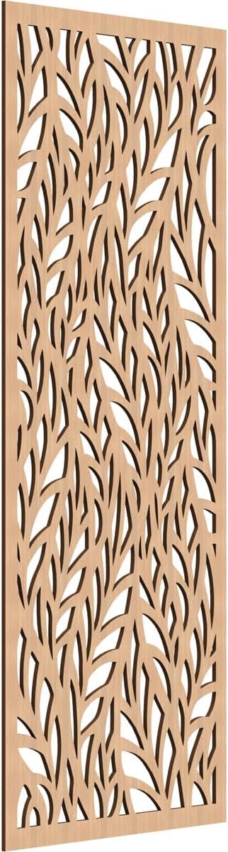 23 3/8"W x 59 3/8"H x 1/4"T Ortonville Decorative Fretwork Wood Wall Panels by EkenaMillwork