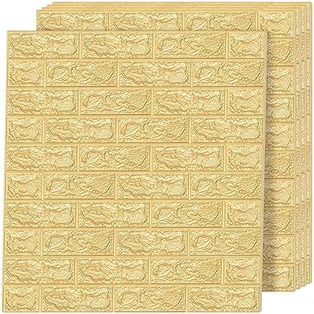 Art3d 29-Pack Peel and Stick Brick Foam 3D Wall Panels, 29 sq.ft by Art3d