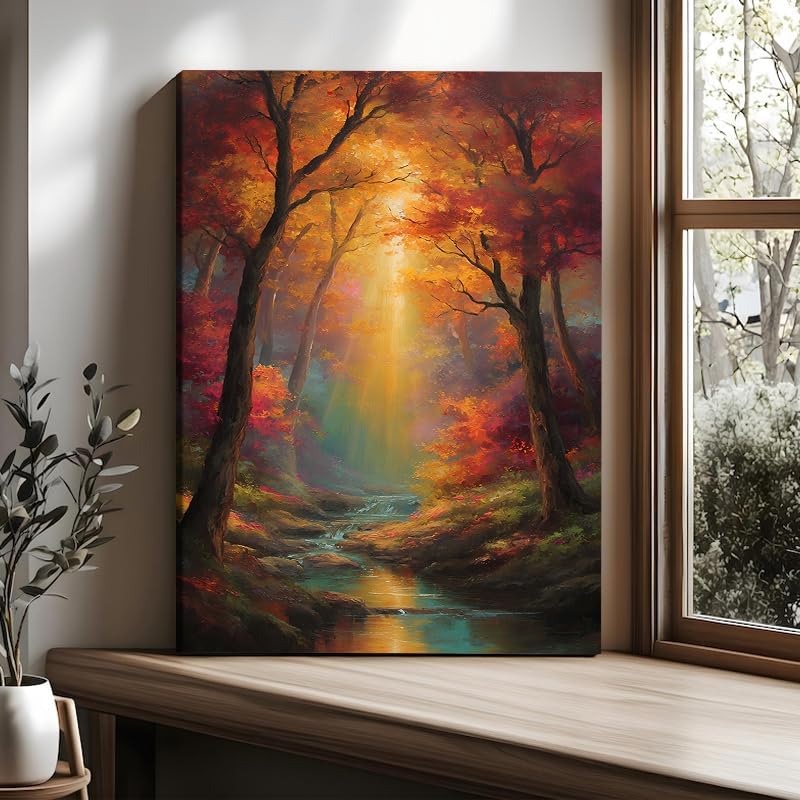 Serene Landscape Canvas Wall Art - Image 3