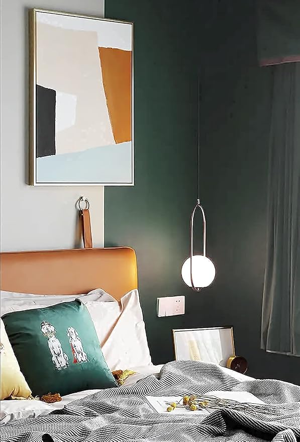 Dimoon 590''x23.6'' Green Peel and Stick Wallpaper Contact Paper Modern Self - Image 7