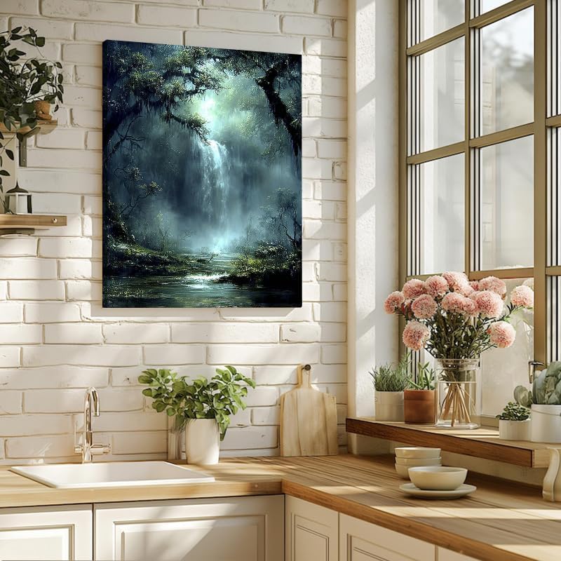 Serene Landscape Canvas Wall Art - Image 6