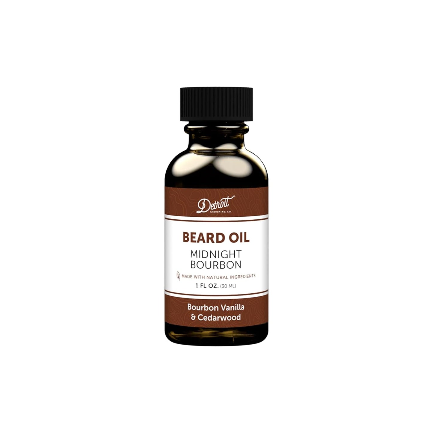 Detroit Grooming Co.| Hydrating Formula with Sweet Almond & Vitamin E • Limited Edition Midnight Bourbon Beard Oil (1 oz)