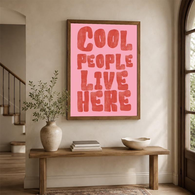 InkFlow Posters Cool People Live Here Canvas Poster - Image 5