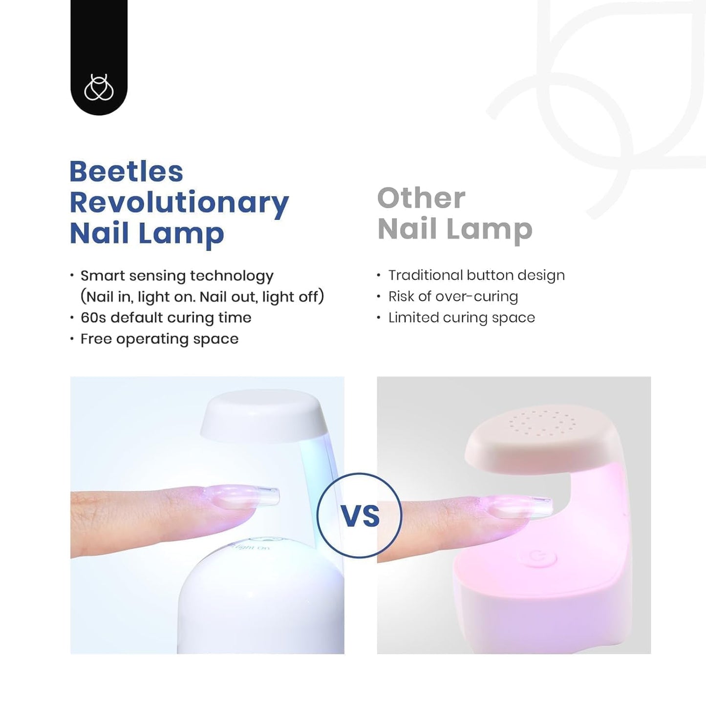 Beetles Gel Nail Kit Easy Nail Extension Set 504Pcs Pre Filed Half Matte Short Square Soft Etch X Nail Tips with 5 in 1 Nail Glue Gel Uv Led Lamp Nail for Women