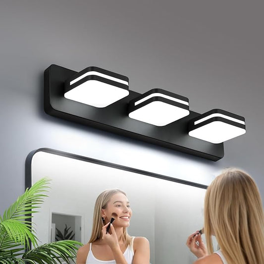 360° Rotate LED Dimmable Bathroom Vanity Light Fixtures, 1300LM Acrylic Matte by Torondo