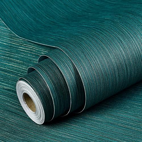 Haimin Grasscloth Wallpaper Textured 24inx393in Fabric Contact Paper - Image 6