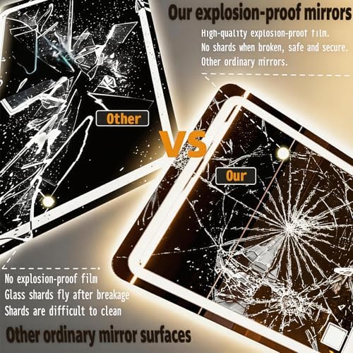 LTFUUAI 28"X36" LED Bathroom Mirror - Image 7