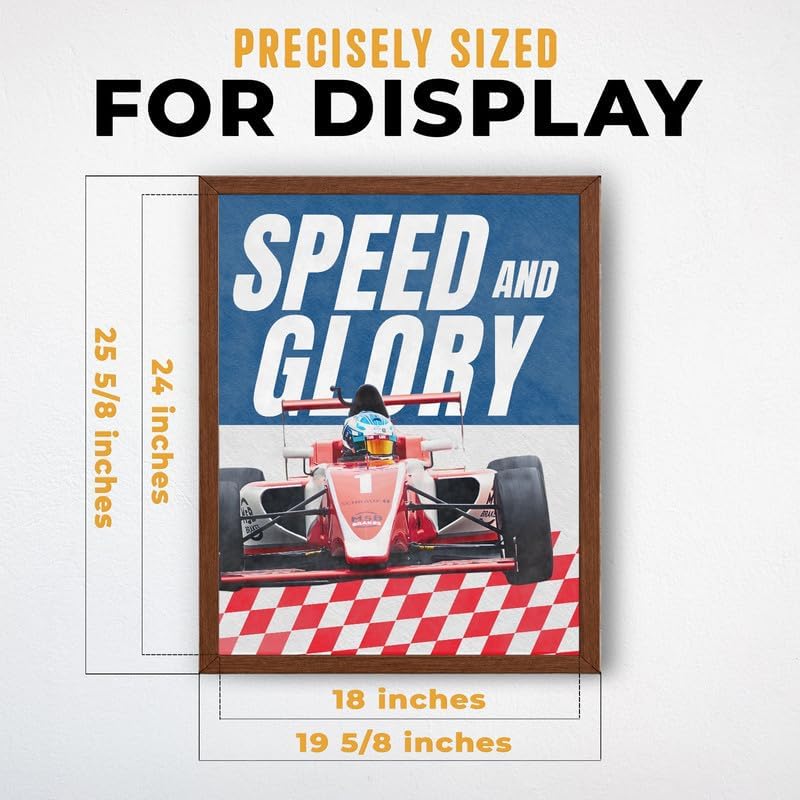 InkFlow Posters Racing Car Canvas Poster - Image 3