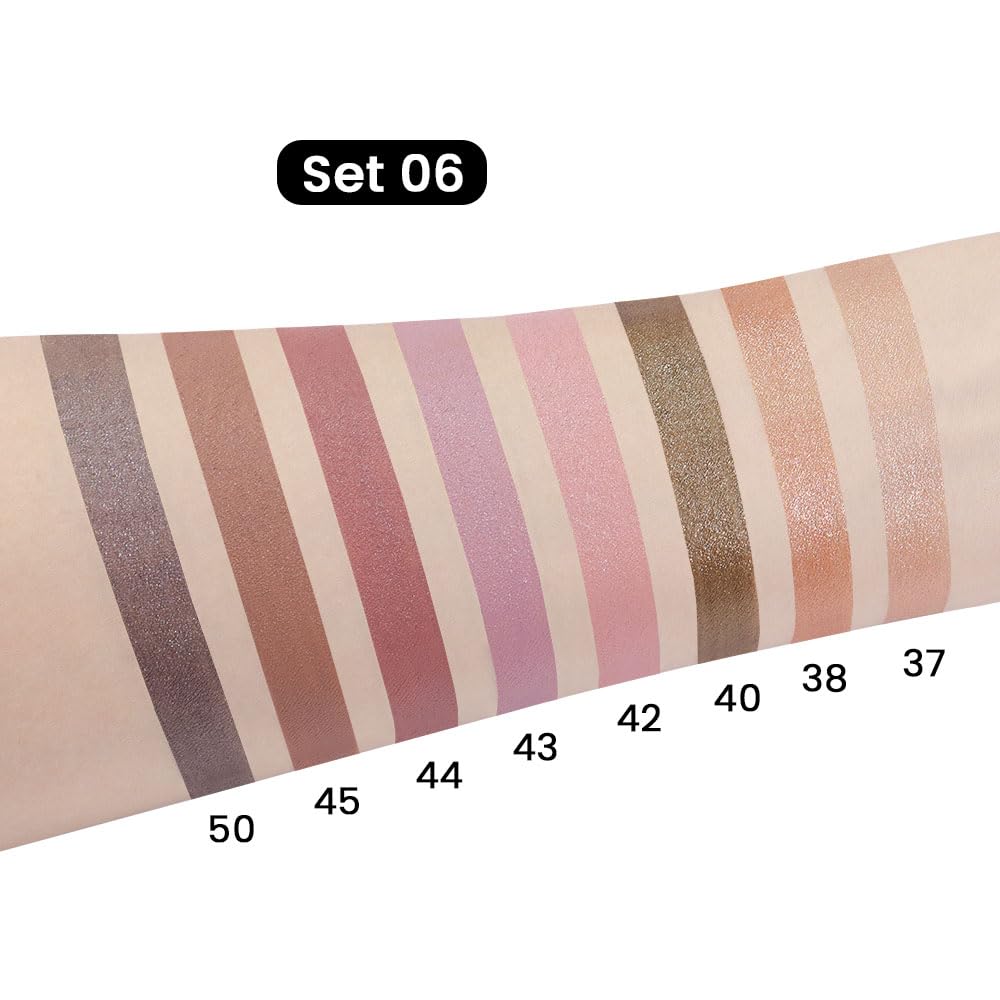 Kaely 8Pcs Cream Eye Shadow Sticks Set, Matte Shimmer Eyeliner Pencil Eyeshadow Palette Makeup, Eye Highlighter Brightener Stick for Older Women Waterproof Pigmented, sombras para ojos 06