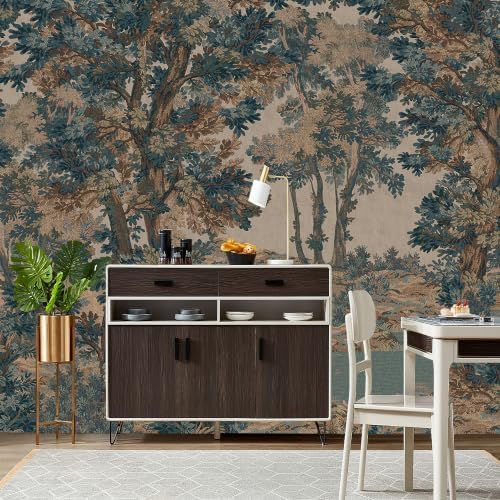 Quiet and secluded Forest Valley Landscape self-Adhesive Mural - Image 4