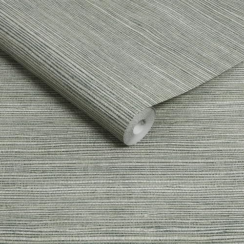Superfresco Easy Emperor Grasscloth Emerald Wallpaper - Image 3