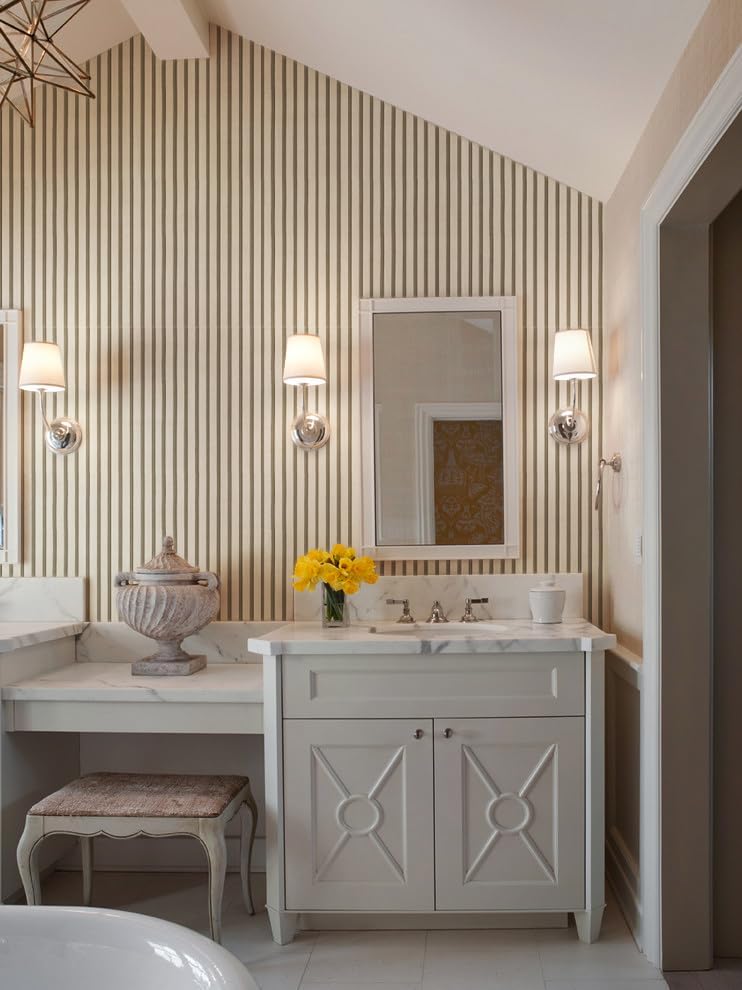 myforHD Wallpaper Peel and Stick Wood Grating Stripe Self-Adhesive Wallpaper - Image 7