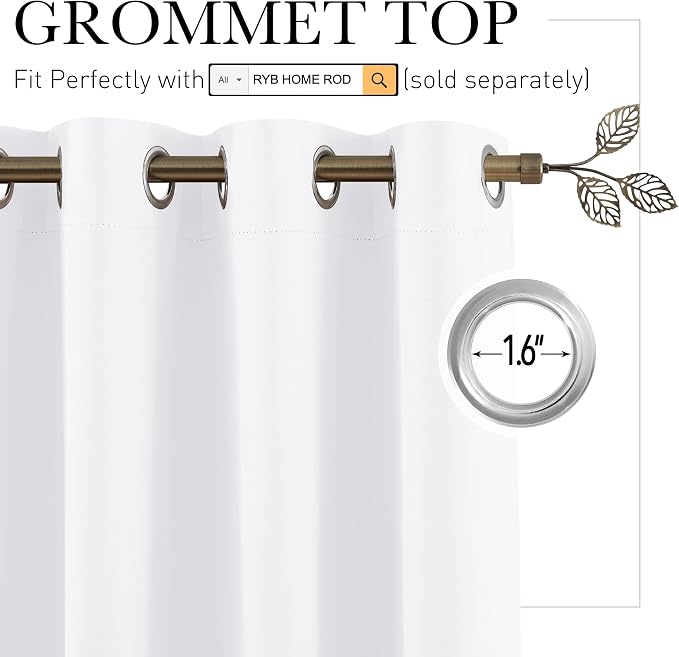 RYB HOME Extra Wide Curtain - Image 2