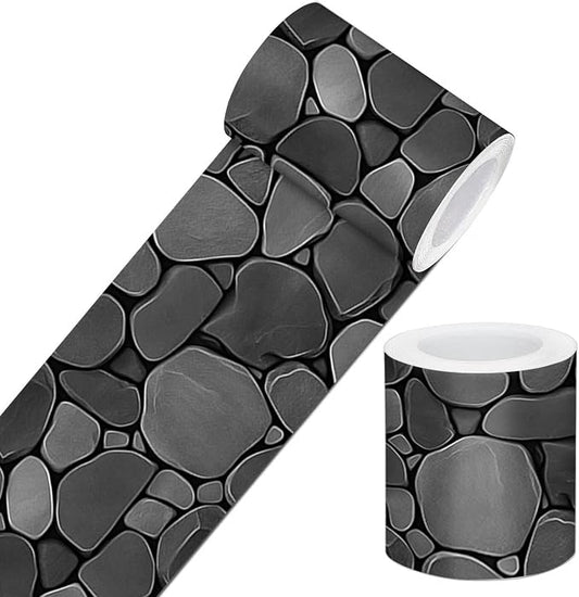 IVN Wallpaper Border Peel and Stick Decorative Wall Trim Self Adhesive Black by IVN