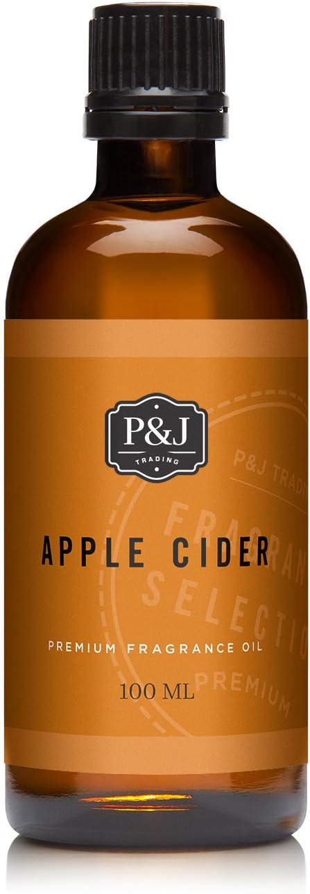 P&J Trading - Apple Cider Scented Oil 100ml - Fragrance Oil for Candle Making, Soap Making, Diffuser Oil