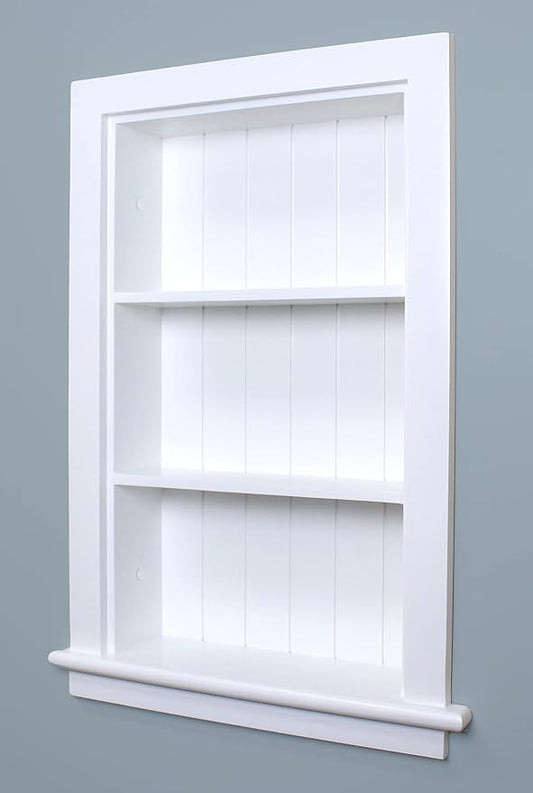 14x24 Aiden Recessed Wall Niche Medicine Cabinet Replacement, in The Wall by FoxHollowFurnishings