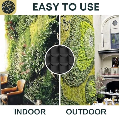 SunVara Vertical Wall Planter 64 Pockets Living wall Garden - Image 5