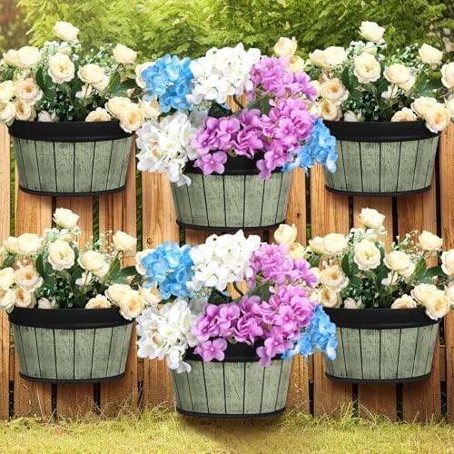 Layhit 6 Pcs Wall Hanging Planters, 13.78 Inches by ShungLan