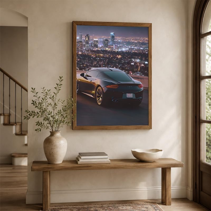 InkFlow Posters Luxury Sports Car Canvas Poster - Image 6