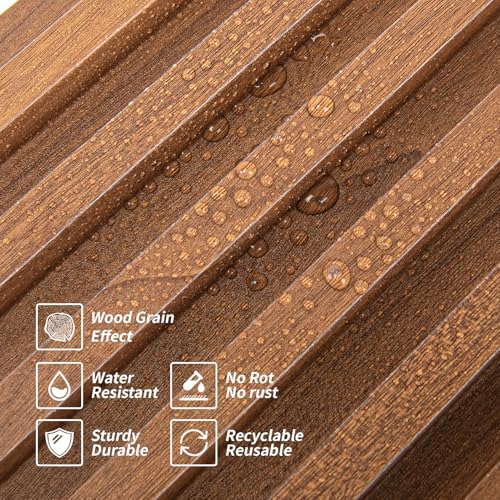 Art3dwallpanels Wood Panels for Wall, 8 Pack Thick Slat Panel - Image 2