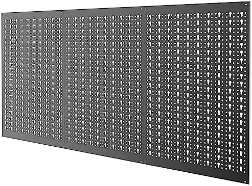 TORACK 3 PCS Metal Pegboard Panels by TORACK