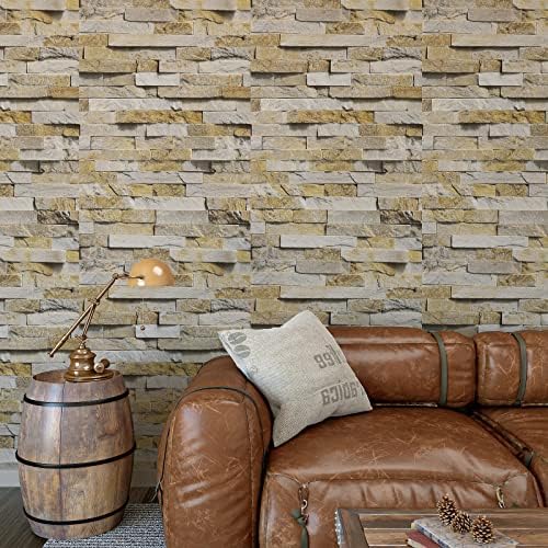VaryPaper 3D Brick Wallpaper Peel and Stick Stone Wallpaper Self Adhesive by VaryPaper