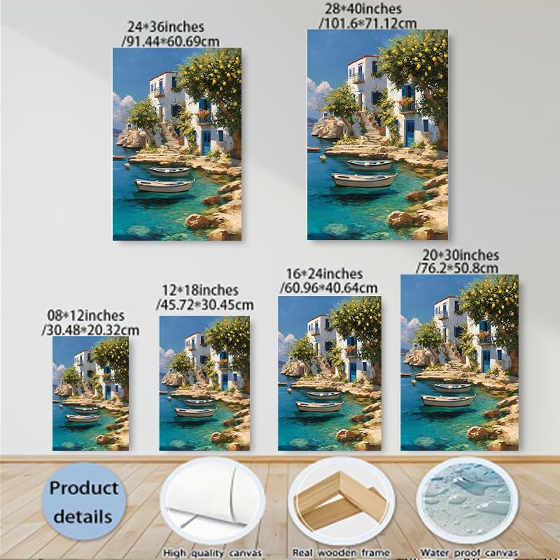 Serene Landscape Canvas Wall Art - Image 5